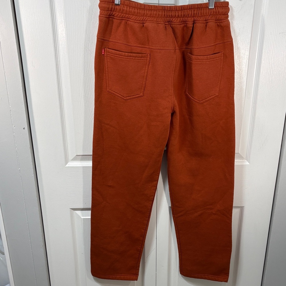 Levi’s Burnt Orange Joggers Men’s Size XXL Relaxed Fit Streetwear Sweatpants - Picture 5 of 9